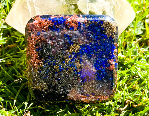 Orgone Generator for Maximum EMF Protection | Cell Phone Orgonite Button