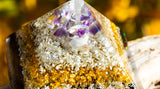 Angel Guides Orgonite Crystal Pyramid
