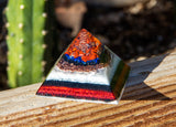 Powerful EMF Protection Orgone Pyramid | Lapis Lazuli and Shungite Pyramid